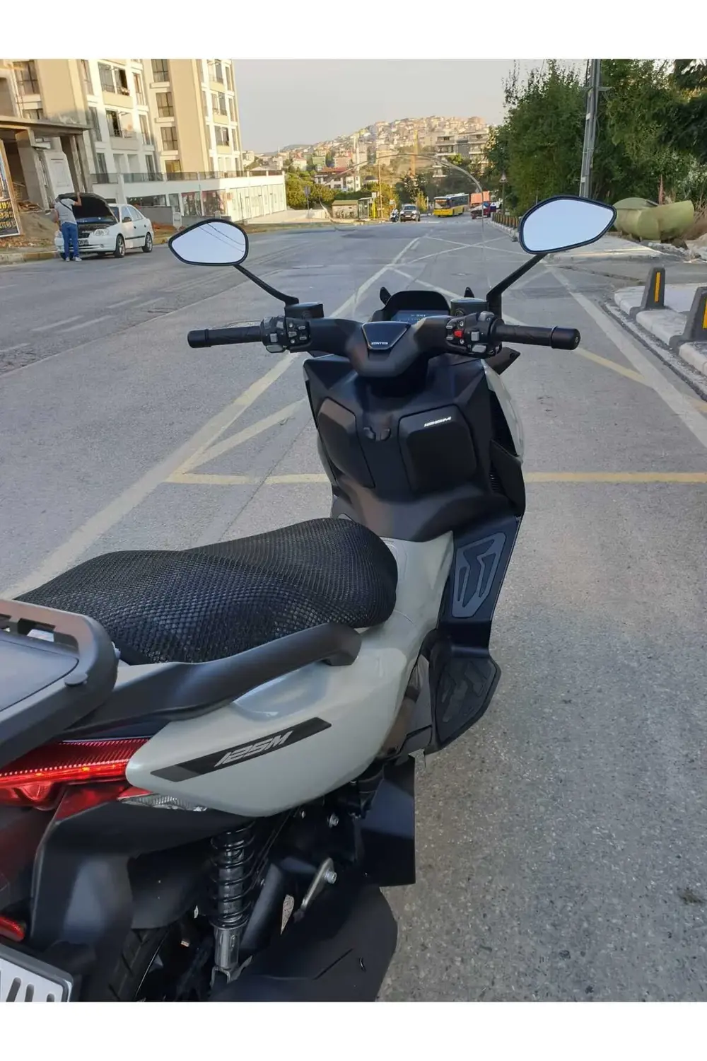 Zontes ZT 125 Ön Cam 2024 Model 55cm Şeffaf Renkli 4mm KISA SPOR