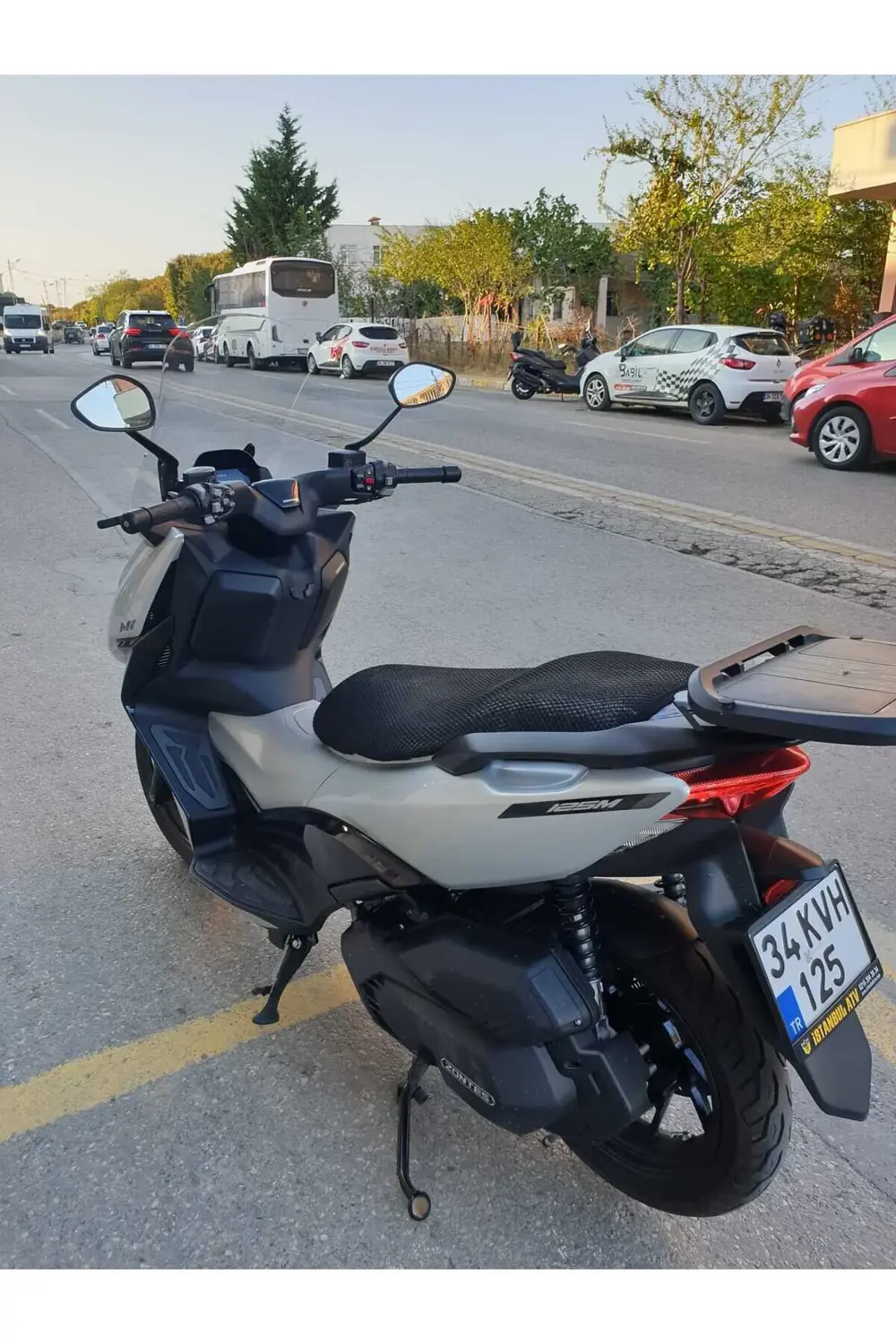 Zontes ZT 125 Ön Cam 2024 Model 55cm Şeffaf Renkli 4mm KISA SPOR