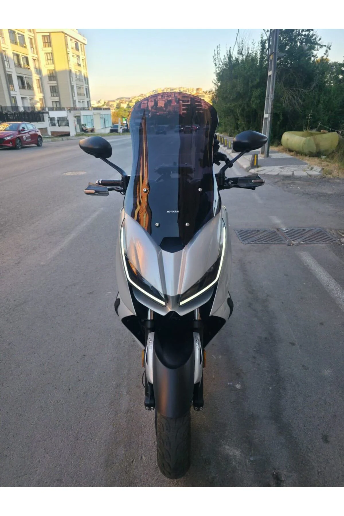 Zontes ZT 125 Ön Cam 2025-2026 Model 62cm Siyah Renkli 4mm