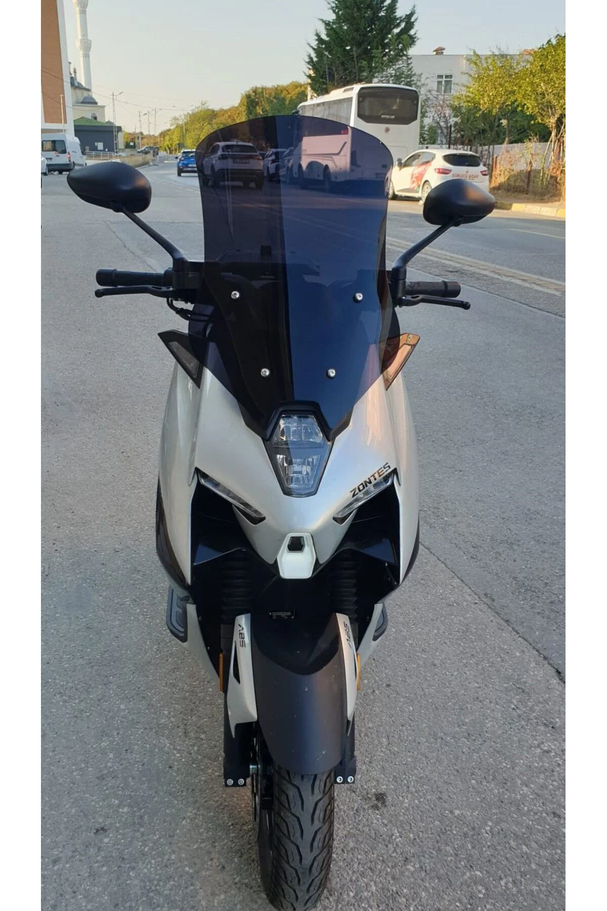 Zontes ZT 125 Ön Cam 2025-2026 Model 55cm Siyah Renkli 4mm