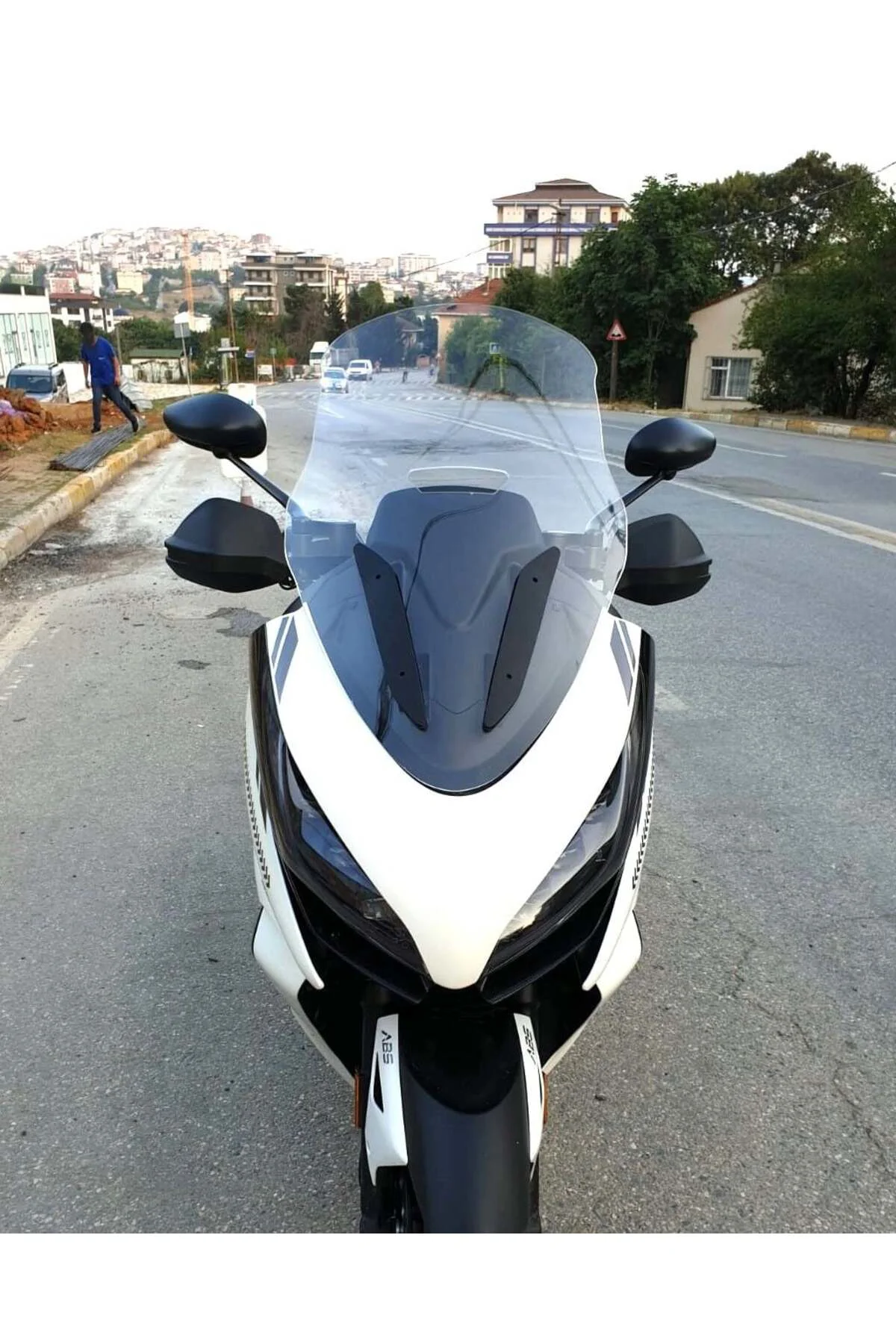 Zontes ZT 250 T-E Ön Cam 2023-2026 Model 73cm Şeffaf Renkli 4mm