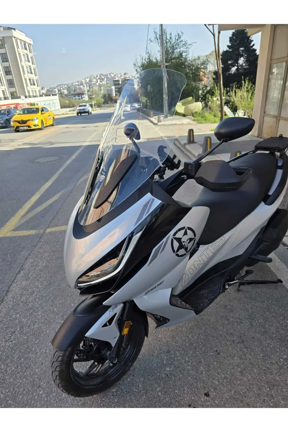 Zontes ZT 250 T-E Siperlik Ön Cam 2023-2025 Model Uyumlu 73cm Şef