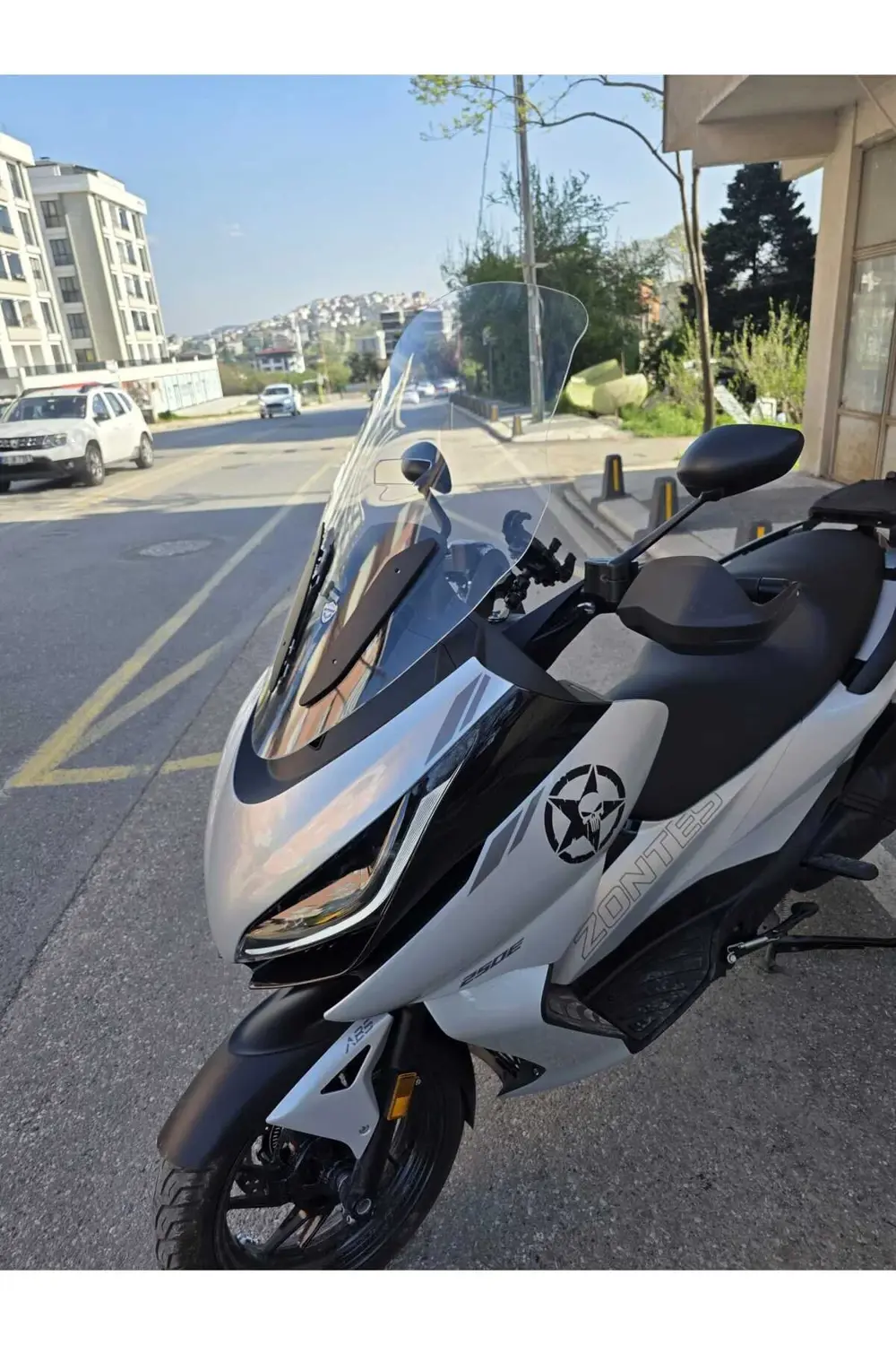 Zontes ZT 250 T-E Siperlik Ön Cam 2023-2025 Model Uyumlu 73cm Şef