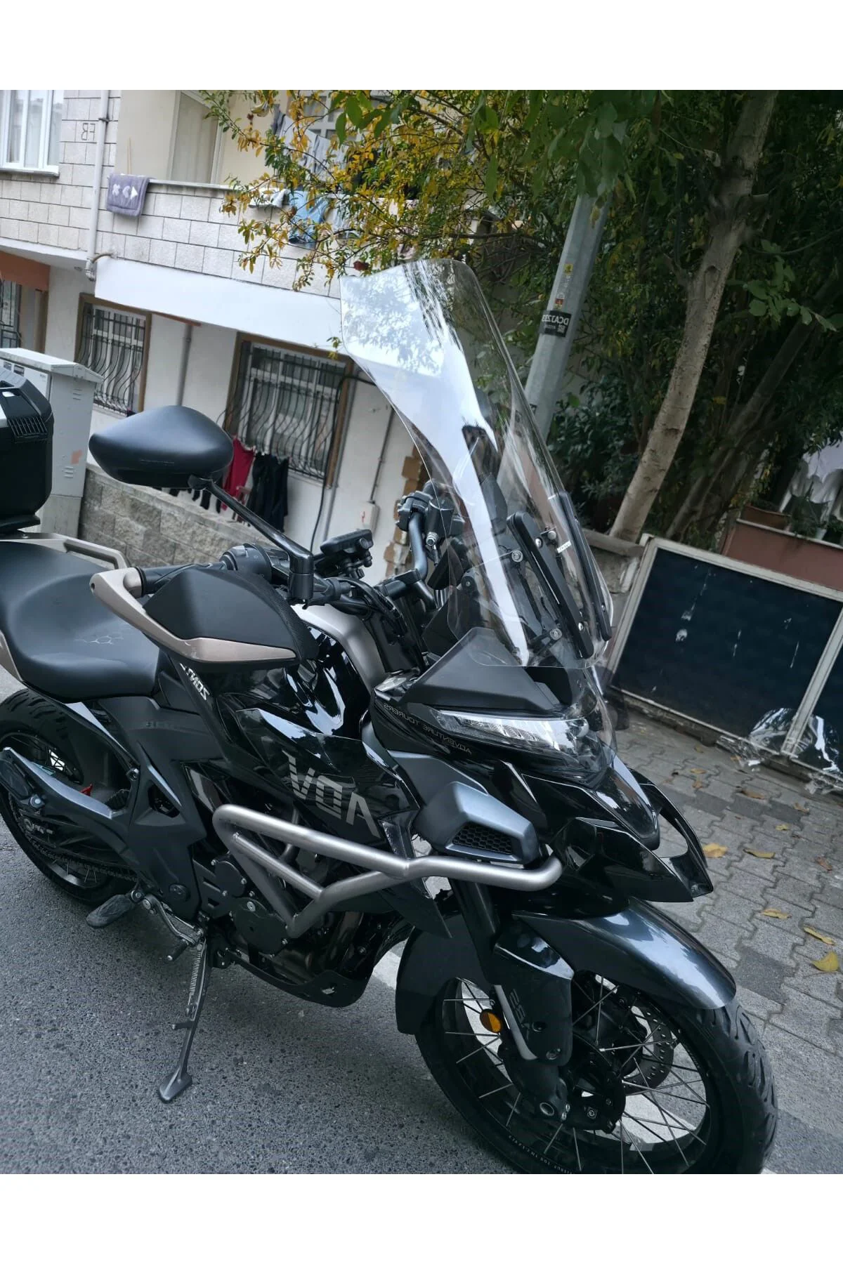 Zontes ZT 350 T2 Ön Cam 2025-2026 Model 55cm Füme Renkli 3mm