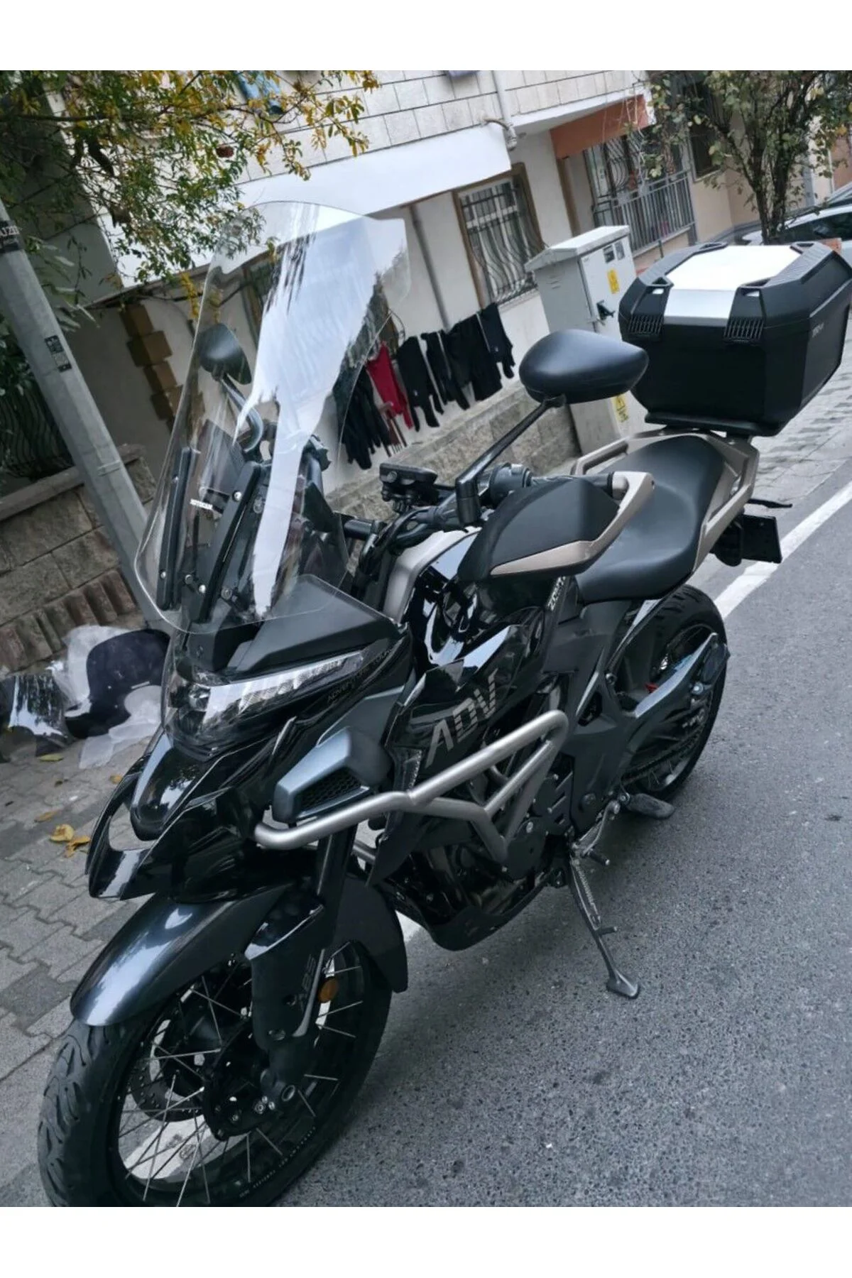 Zontes ZT 350 T2 Ön Cam 2025-2026 Model 55cm Füme Renkli 3mm