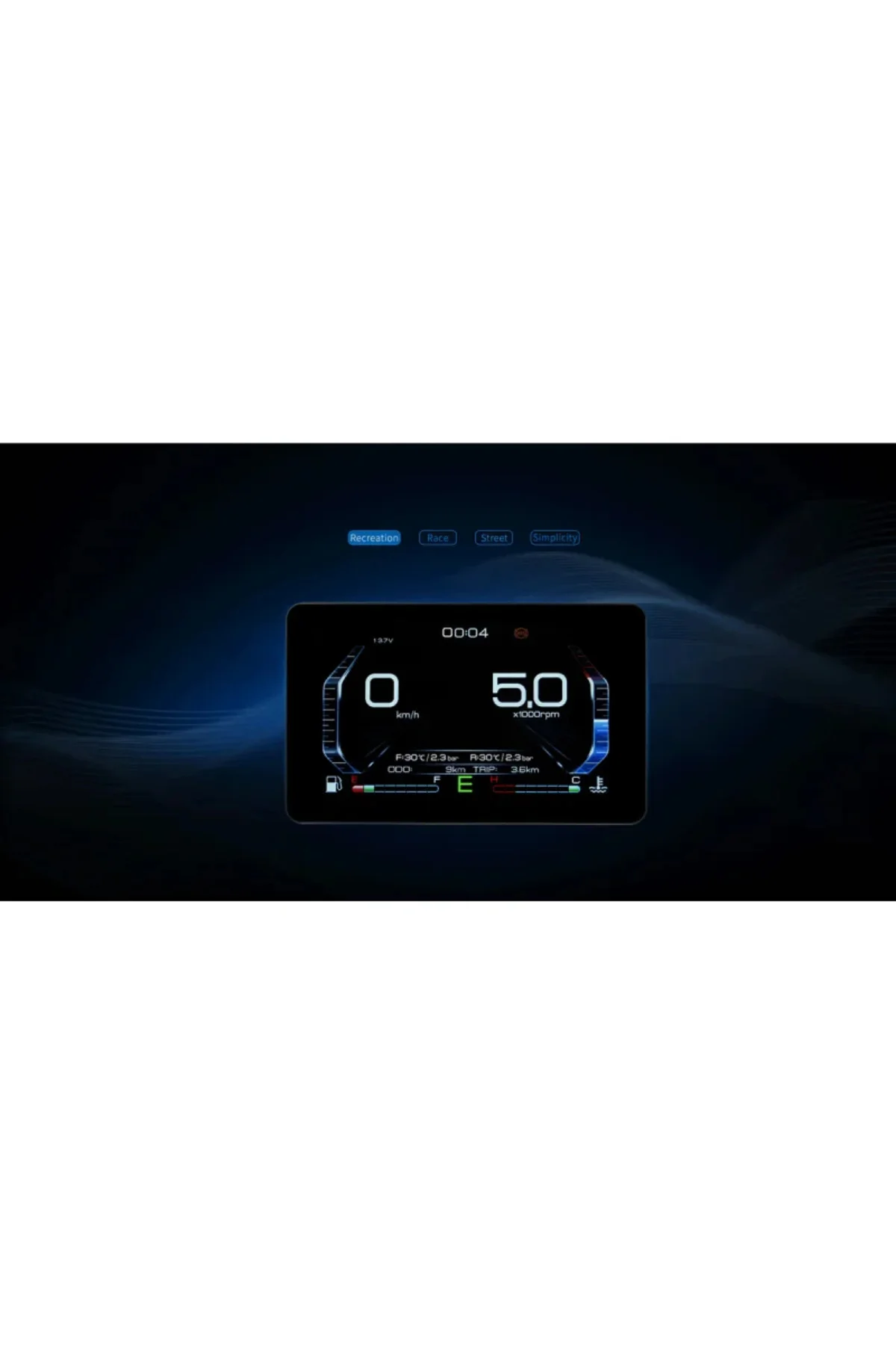 Zontes ZT-350V1 Gösterge Panel Uyumlu 9H Nano Ekran Koruyucu