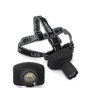 Zoomlu Kafa Feneri 3 Mod 100 Metre Aydınlatma Lastikli Oynar Başl