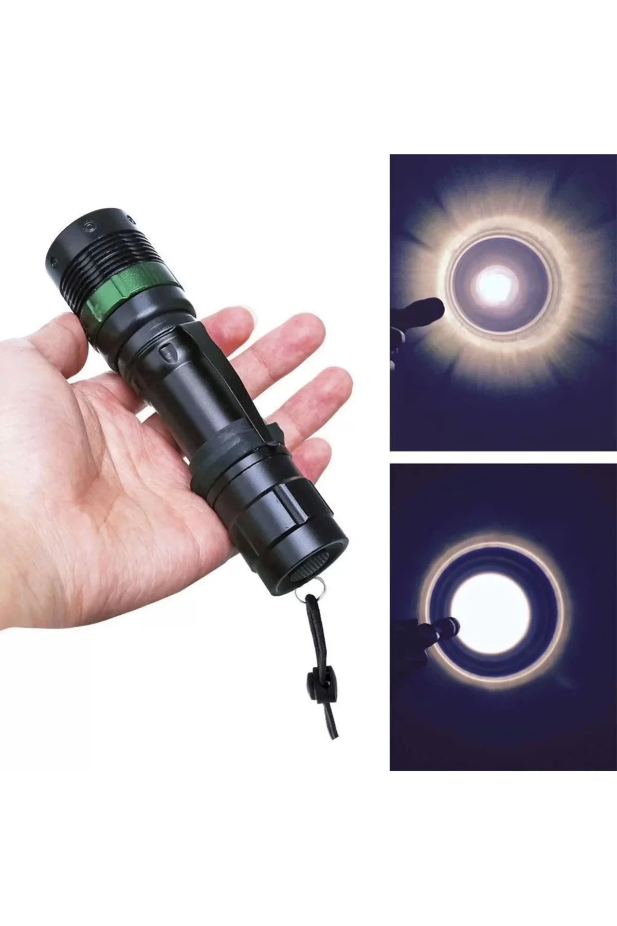 Zoomlu Oto Şarjlı El Feneri Wt-012