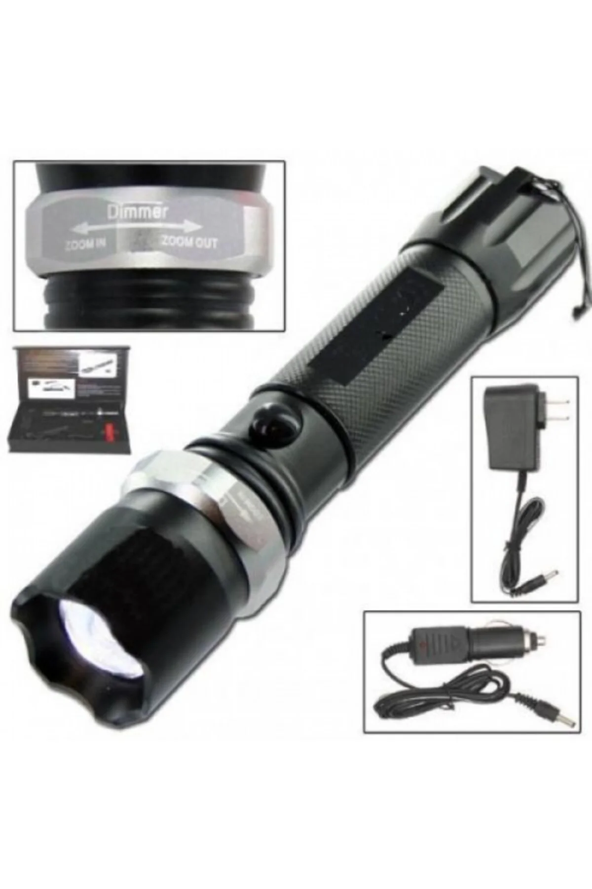 Zoomlu Şarjlı El Feneri F61873