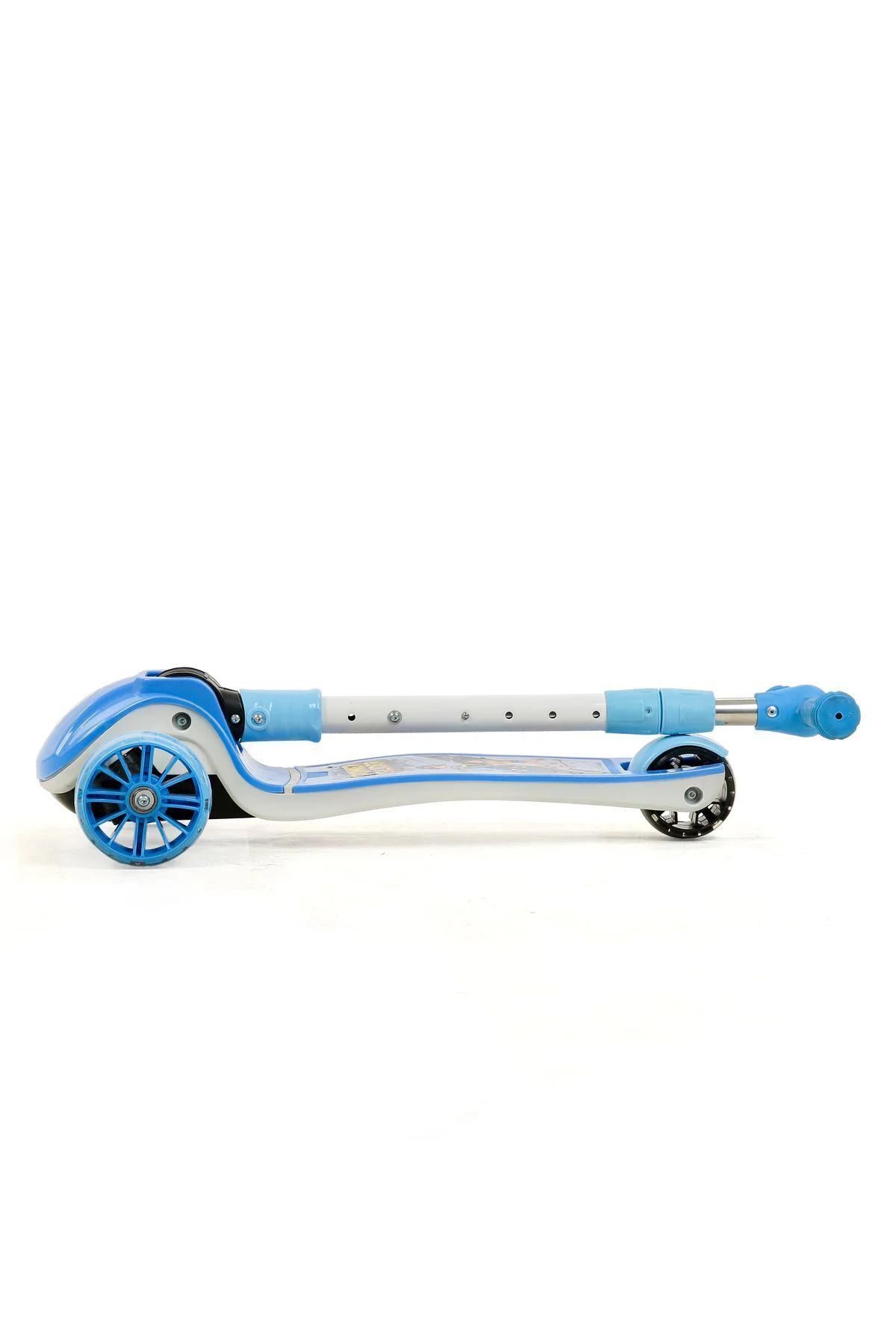 Zoomy Oturaklı Işıklı Katlanabilir Scooter Mavi
