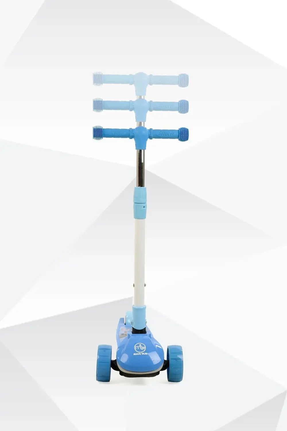 Zoomy Oturaklı Işıklı Katlanabilir Scooter Mavi