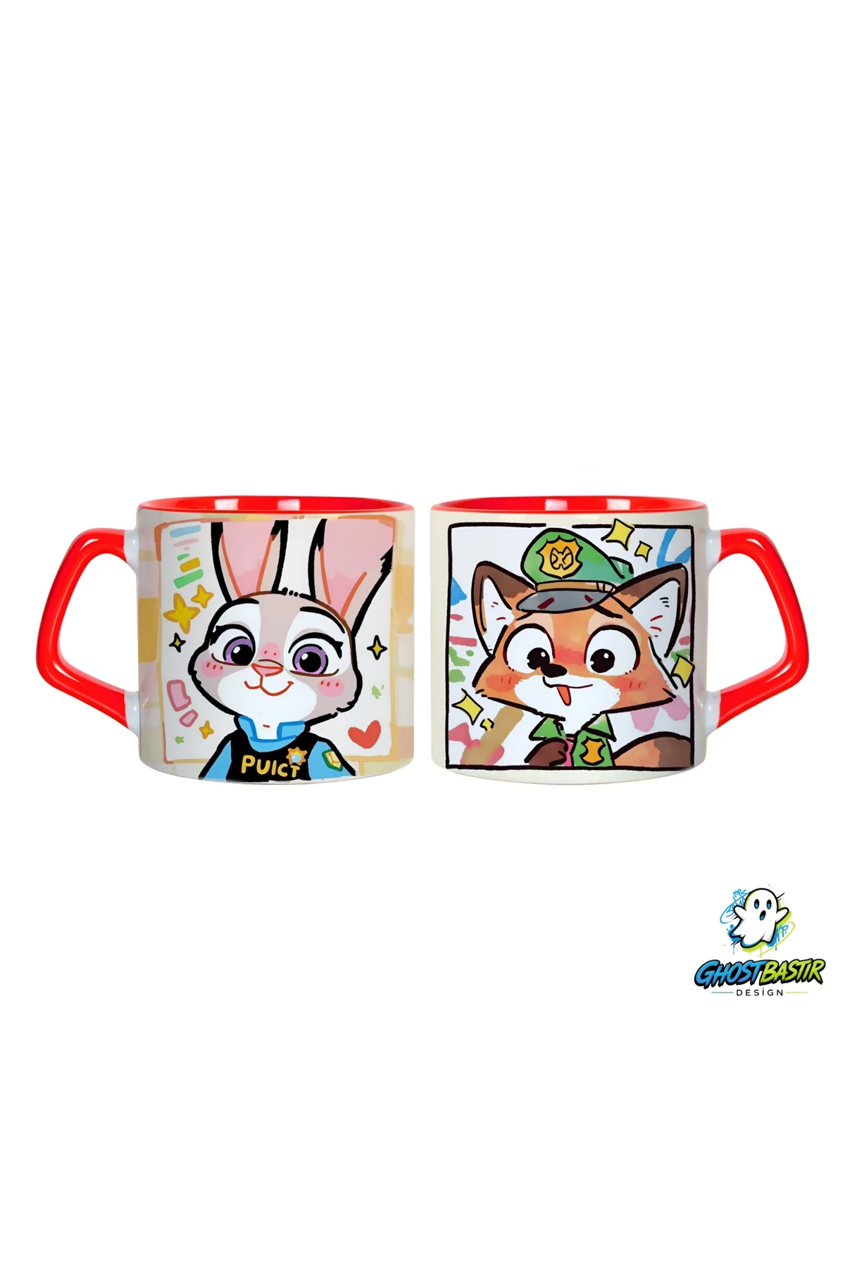 Zootropolis Judy ve Nick Kupa Bardak Seti - 2 ADET