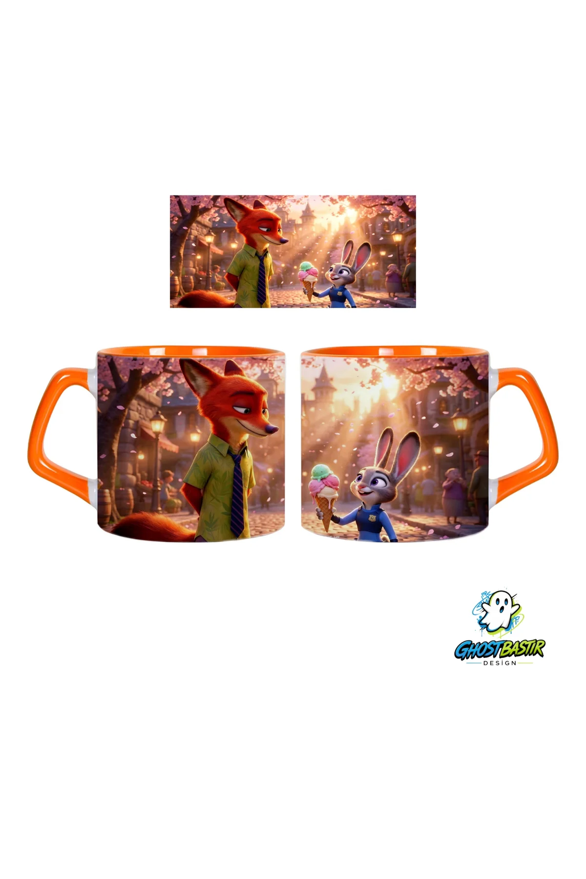 Zootropolis Judy ve Nick Kupa Bardak | Tek Adet 0891