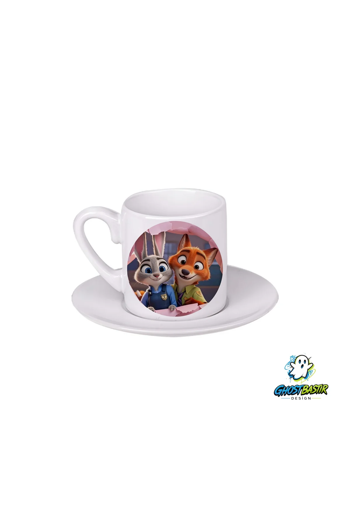 Zootropolis Nick ve Judy Türk Kahvesi Fincanı 0193