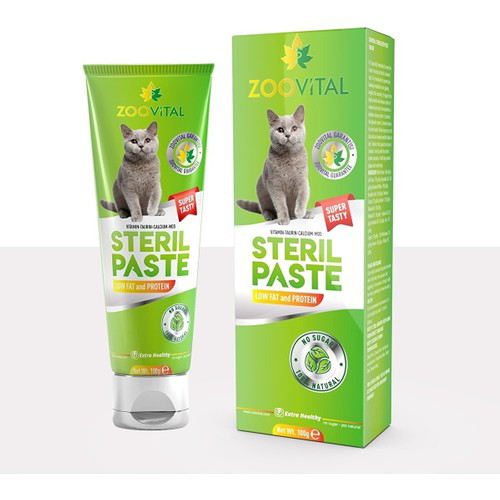 Zoovital Sterilised Kedi Malt Macunu 100 Gr Zoovital Sterilised Kedi Malt Macunu 100 Gr
