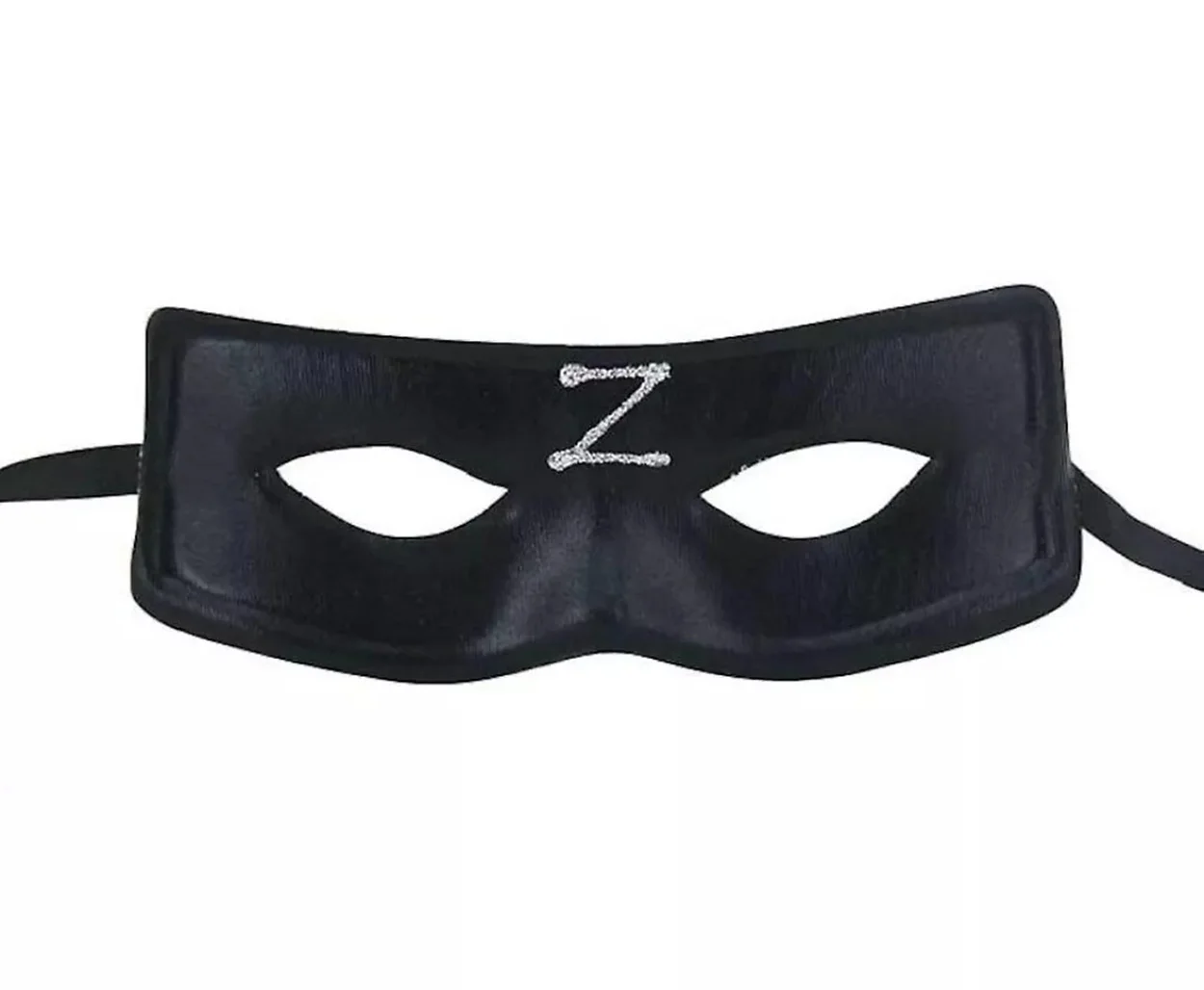 Zorro Maskesi Arkadan Lastikli Z Baskılı - Kostüm ve Cosplay İçin İkonik Maske