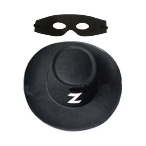 Zorro Şapkası ve Göz Maskesi Zorro Şapkası ve Göz Maskesi
