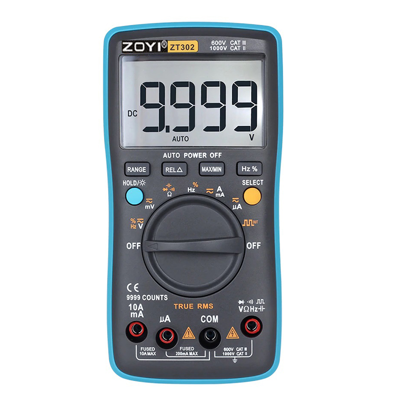 ZOYI ZT-302 TRUE RMS DİJİTAL ÖLÇÜ ALETİ (4741)
