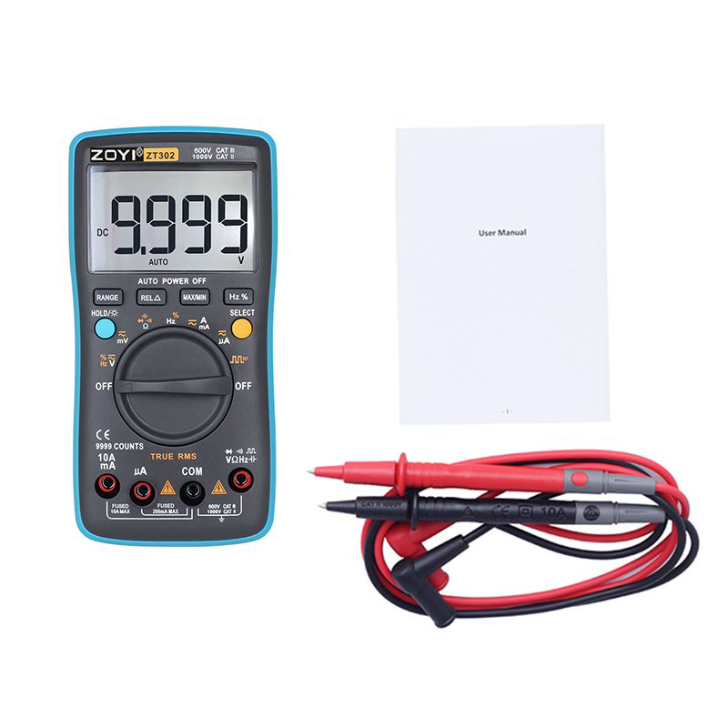 ZOYI ZT-302 TRUE RMS DİJİTAL ÖLÇÜ ALETİ (4741)