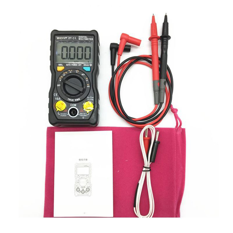 ZOYI ZT-C2 TRUE RMS MİNİ CEP TİPİ DİJİTAL ÖLÇÜ ALETİ (4741)