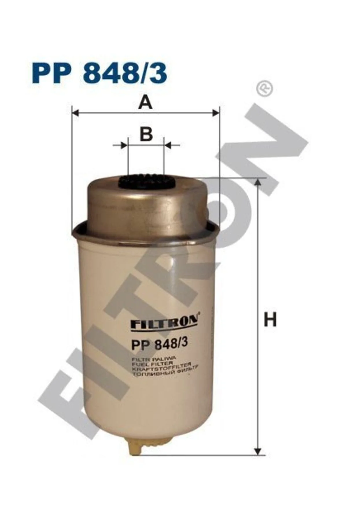 Zp3804f Yakit Filtresi Transit V184 2.0tdci 125ps 02-06 2.4tdci 115ps / 137ps 1685852 (WE228976)