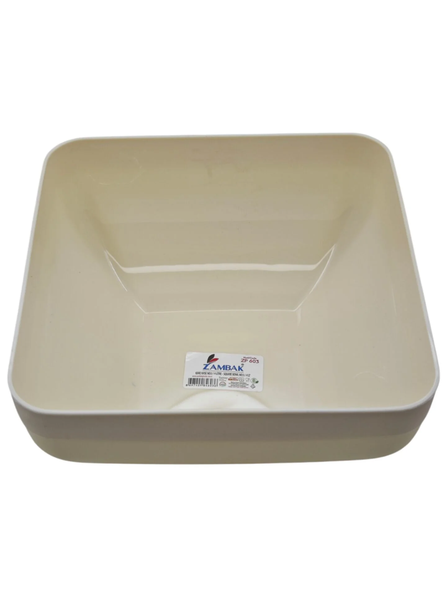 ZP604   Zambak Plastik Kare Kase 6lt