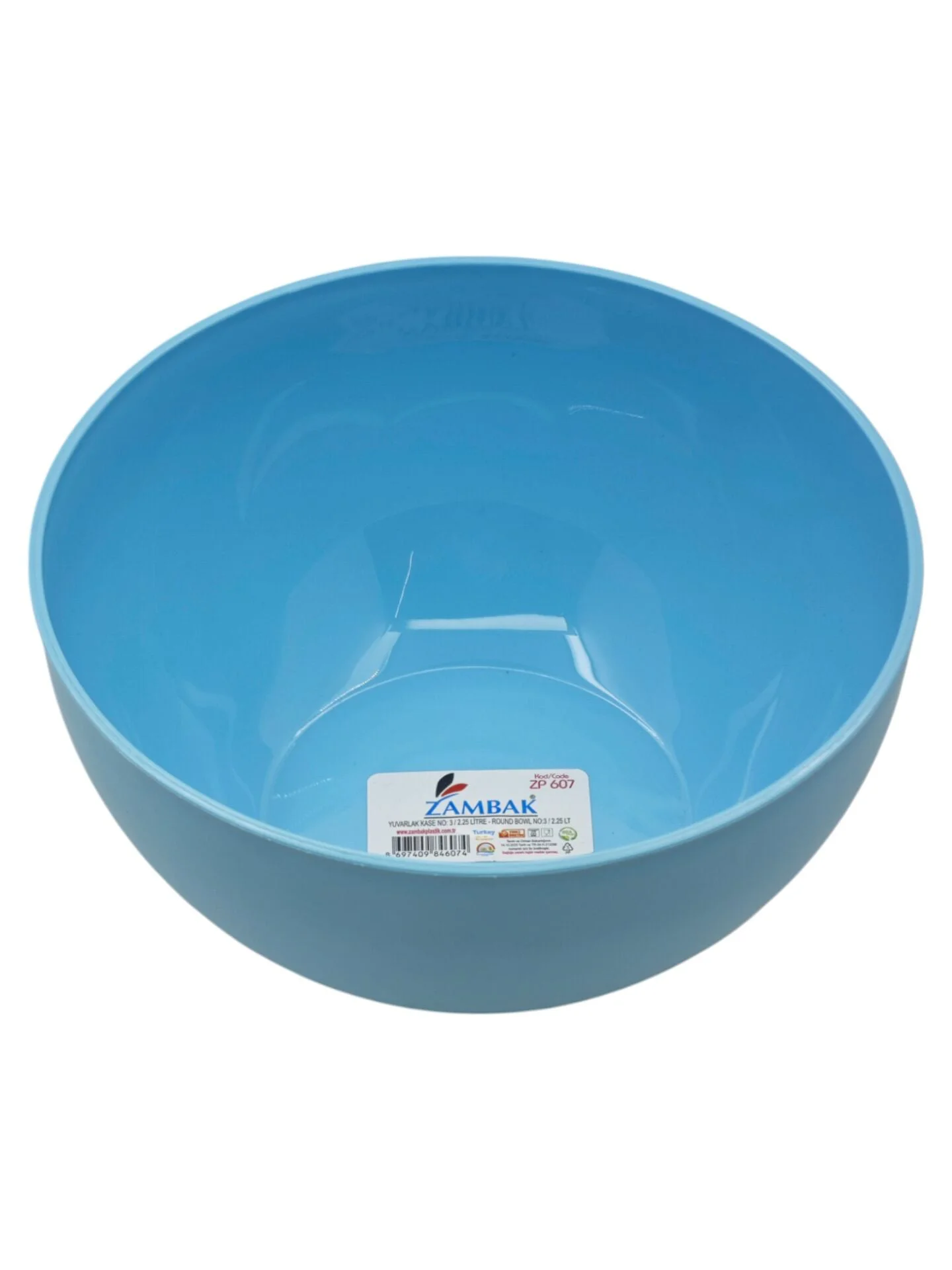 ZP607   Zambak Plastik Yuvarlak Kase 2.5lt