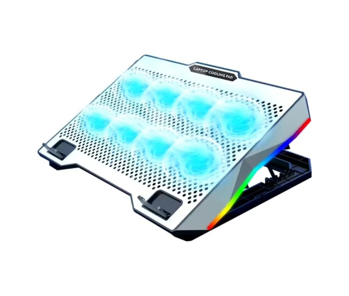 Zr S608 Rgb 8 Fan Metalik Laptop Suğutucu