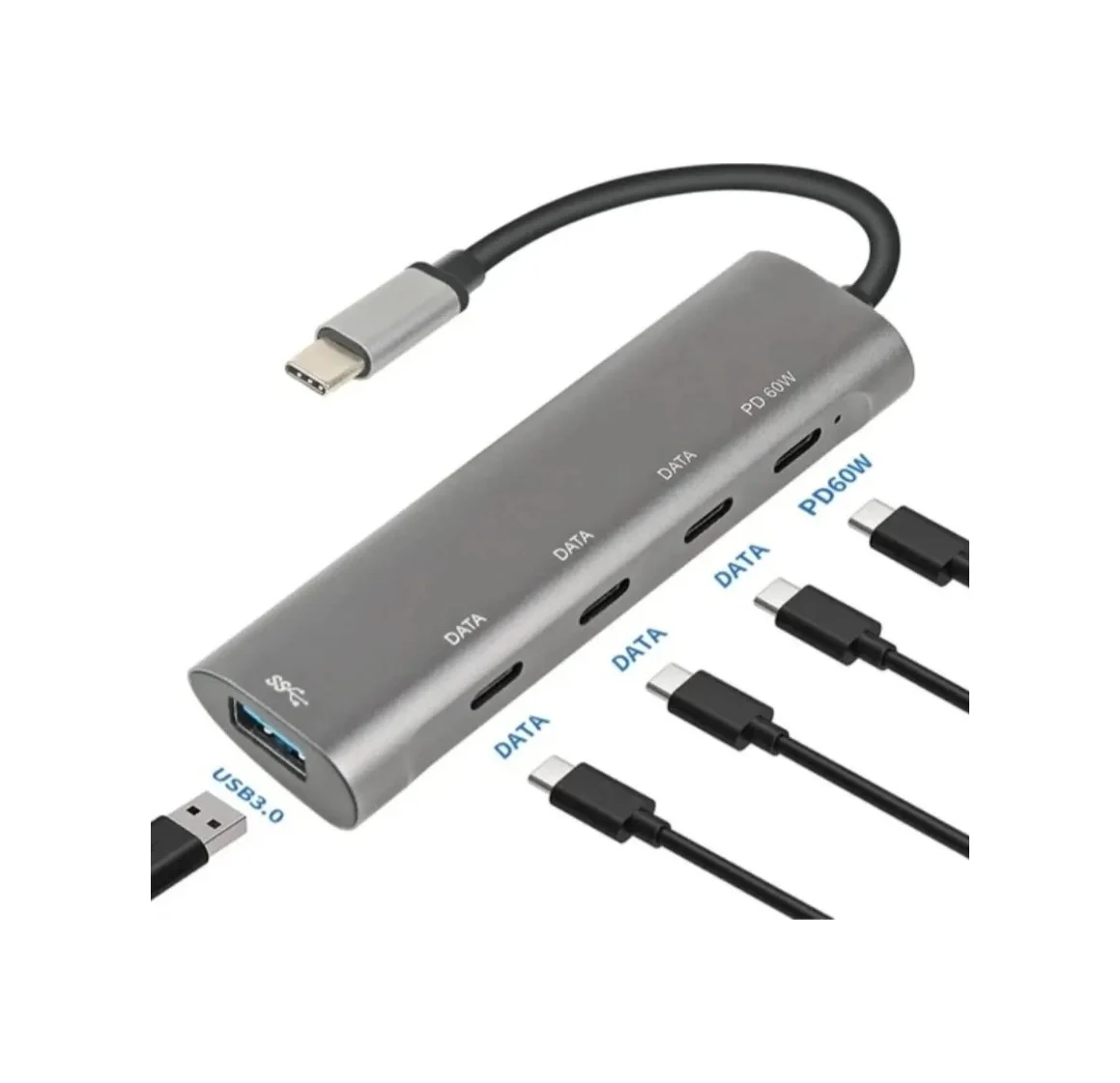 Zr268 Type-c 5 İn 1 Pd Hub