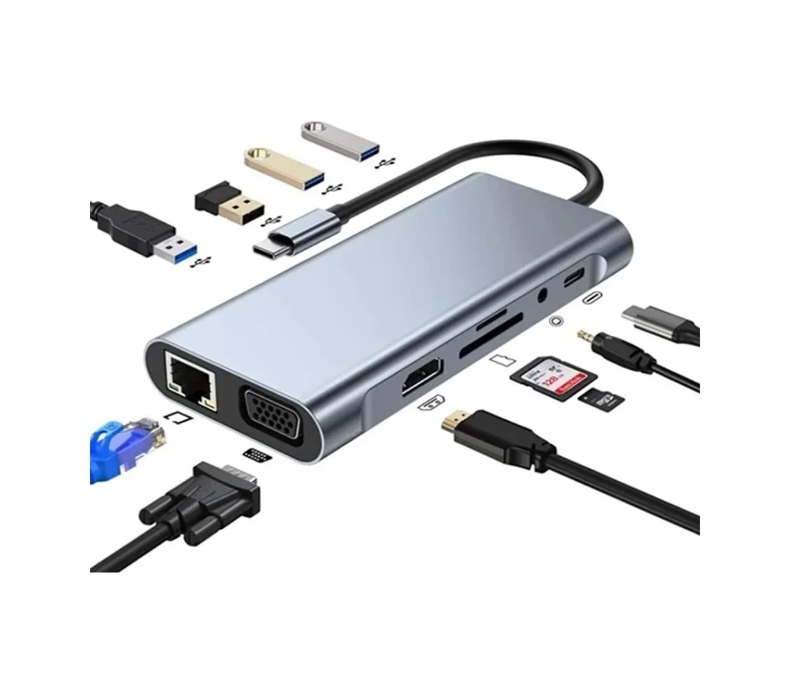 Zr44/a Type-c 11 İn 1 Gigabit Hdtv Çevirici