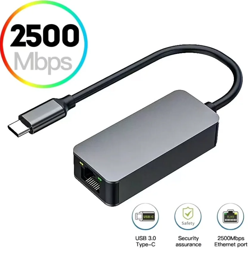 ZR621 Type-C Gen1 2,5G Ethernet Çevirici ZR621 Type-C Gen1 2,5G Ethernet Çevirici