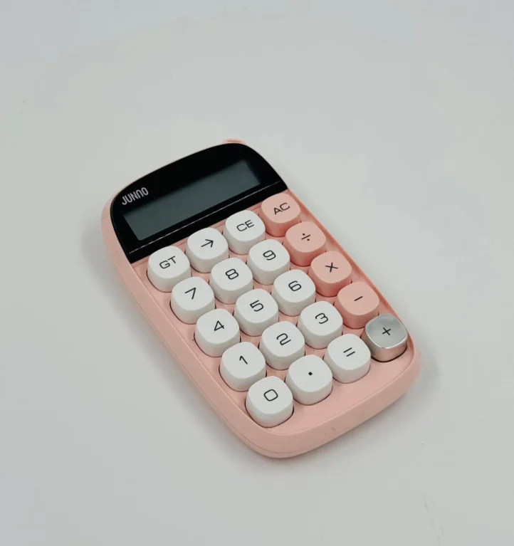 ZR733 Jn-660 Junno Pembe Hesap Makinesi ZR733 Jn-660 Junno Pembe Hesap Makinesi