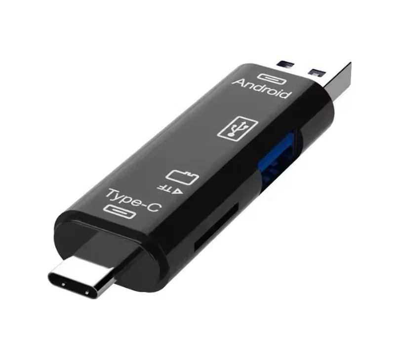 Zr824 Type-c 3 İn 1 Otg Smart Card Reader