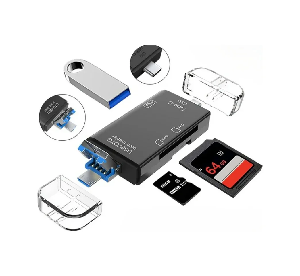 Zr826 Atud-05 6 İn 1 Otg Card Reader