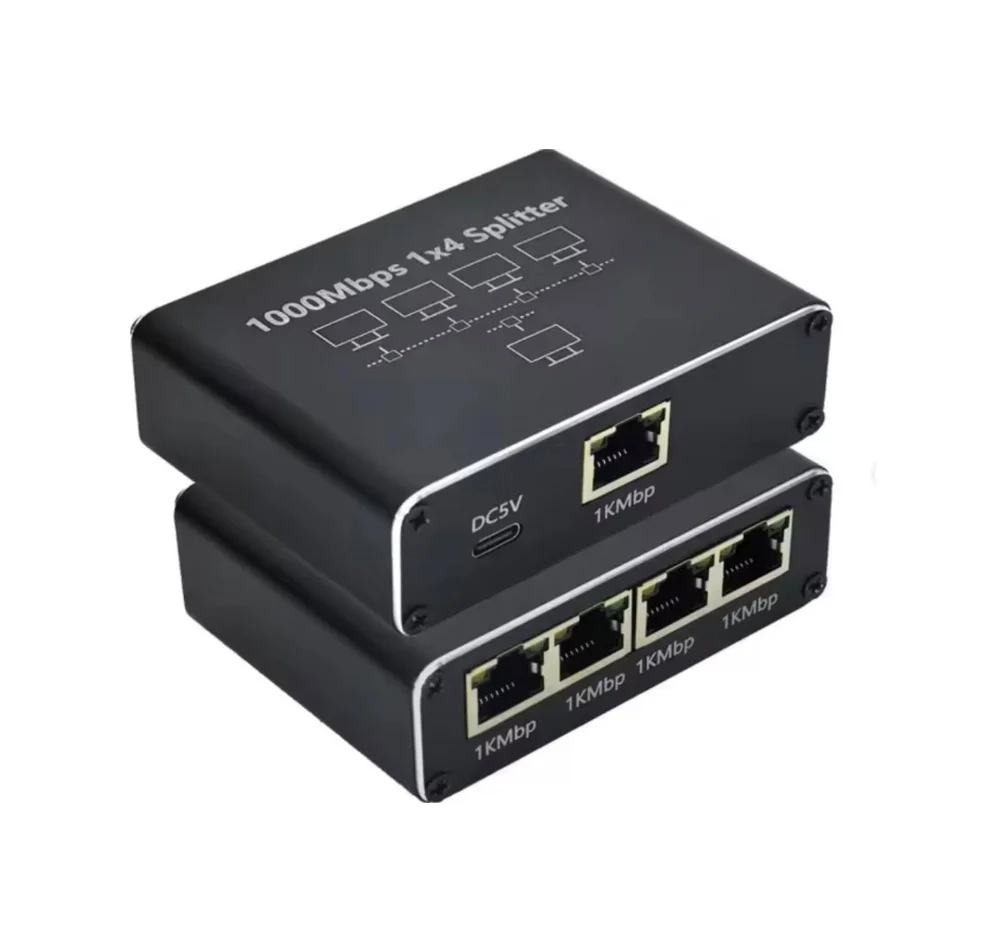 Zr889 Rj45 1to4 Gigabit Splitter