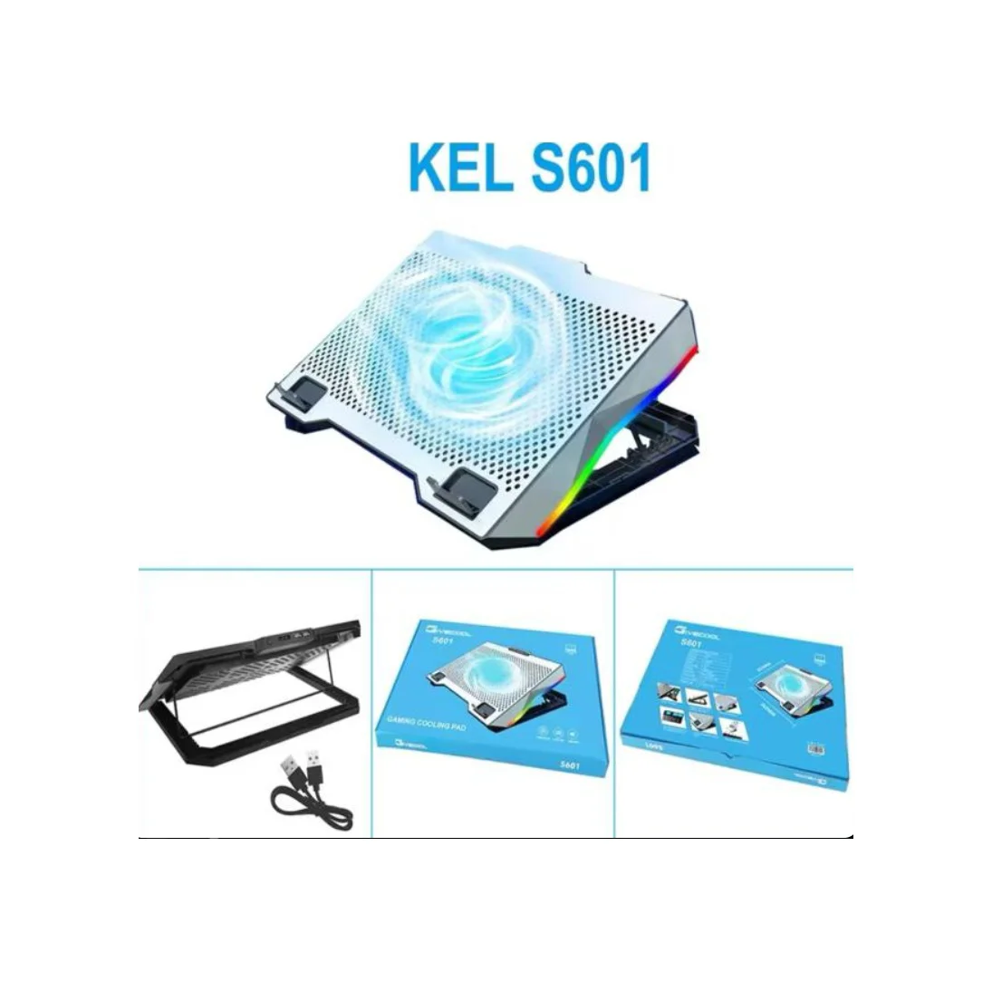 Zr924 S601 Tek Fanlı Rgb Metalik Laptop Soğutucu