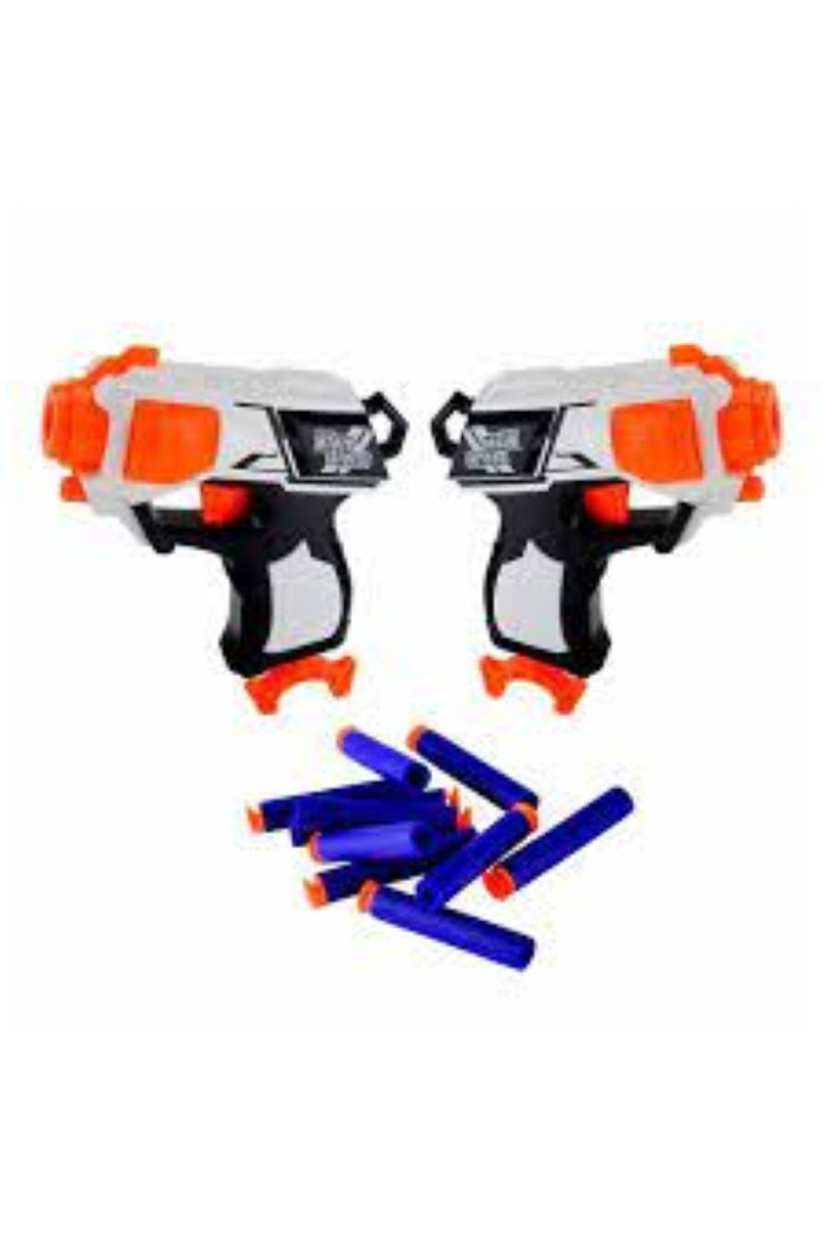 ZRF BlazeStorm Çift Tabancalı Oyun Seti + 10 Adet Vantuzlu Mermi 