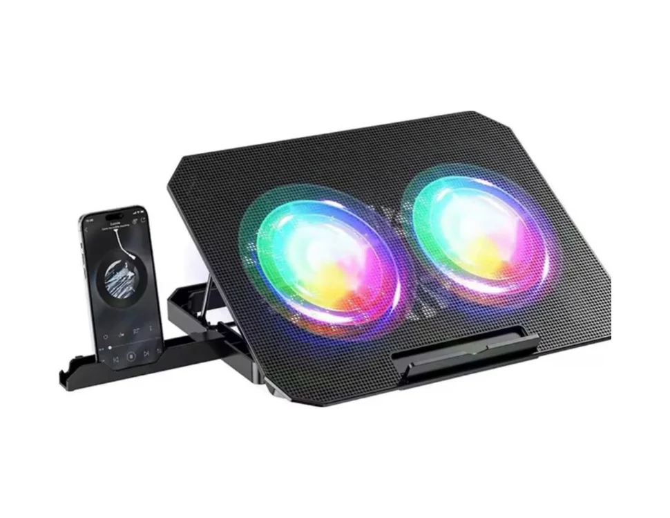 Zrn33 2 Fanlı Standlı Rgb Laptop Soğutucu