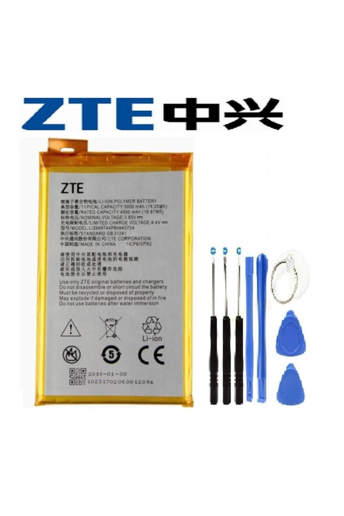 Zte Blade A2 Plus Uyumlu Lı3949T44P8H945754 Batarya Pil ve Tamir 