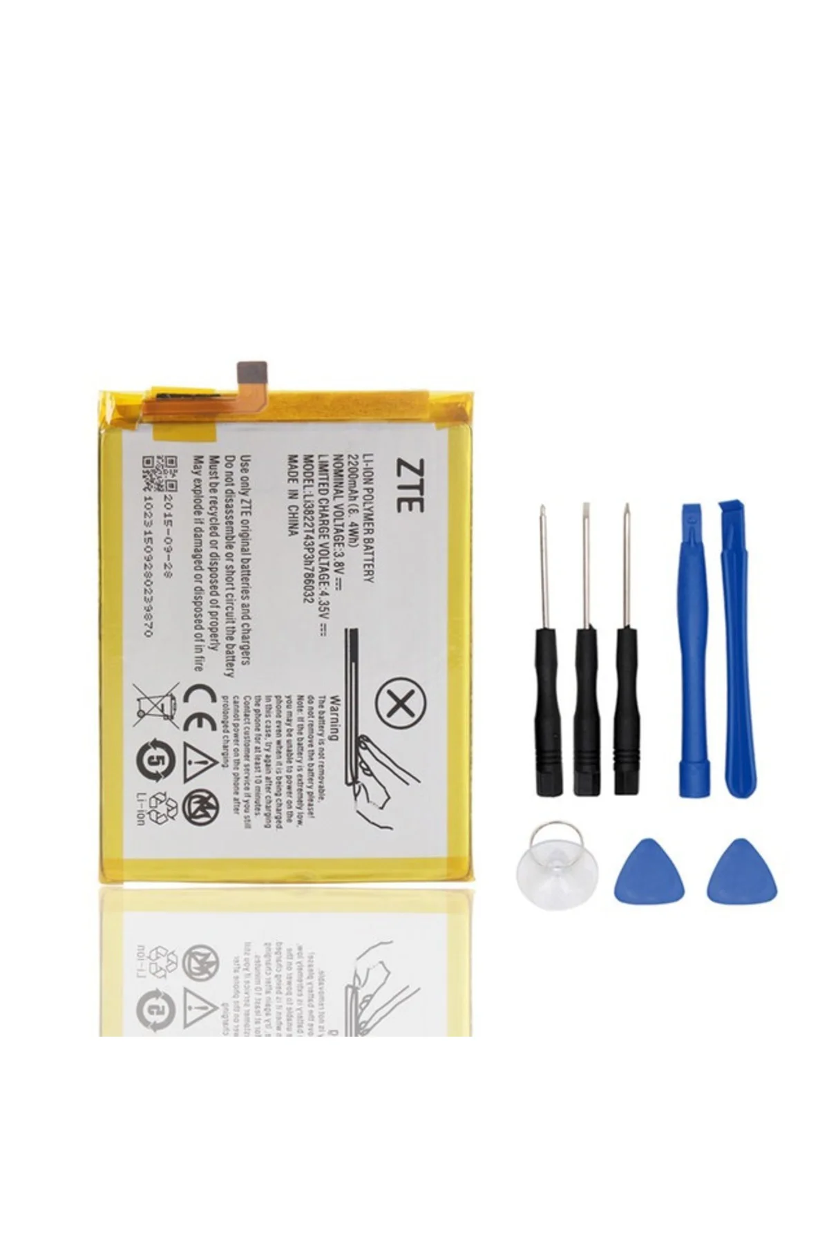 ZTE Blade V6 D6 X7 Pil Batarya Li3822T43P3H786032 ve Tamir seti