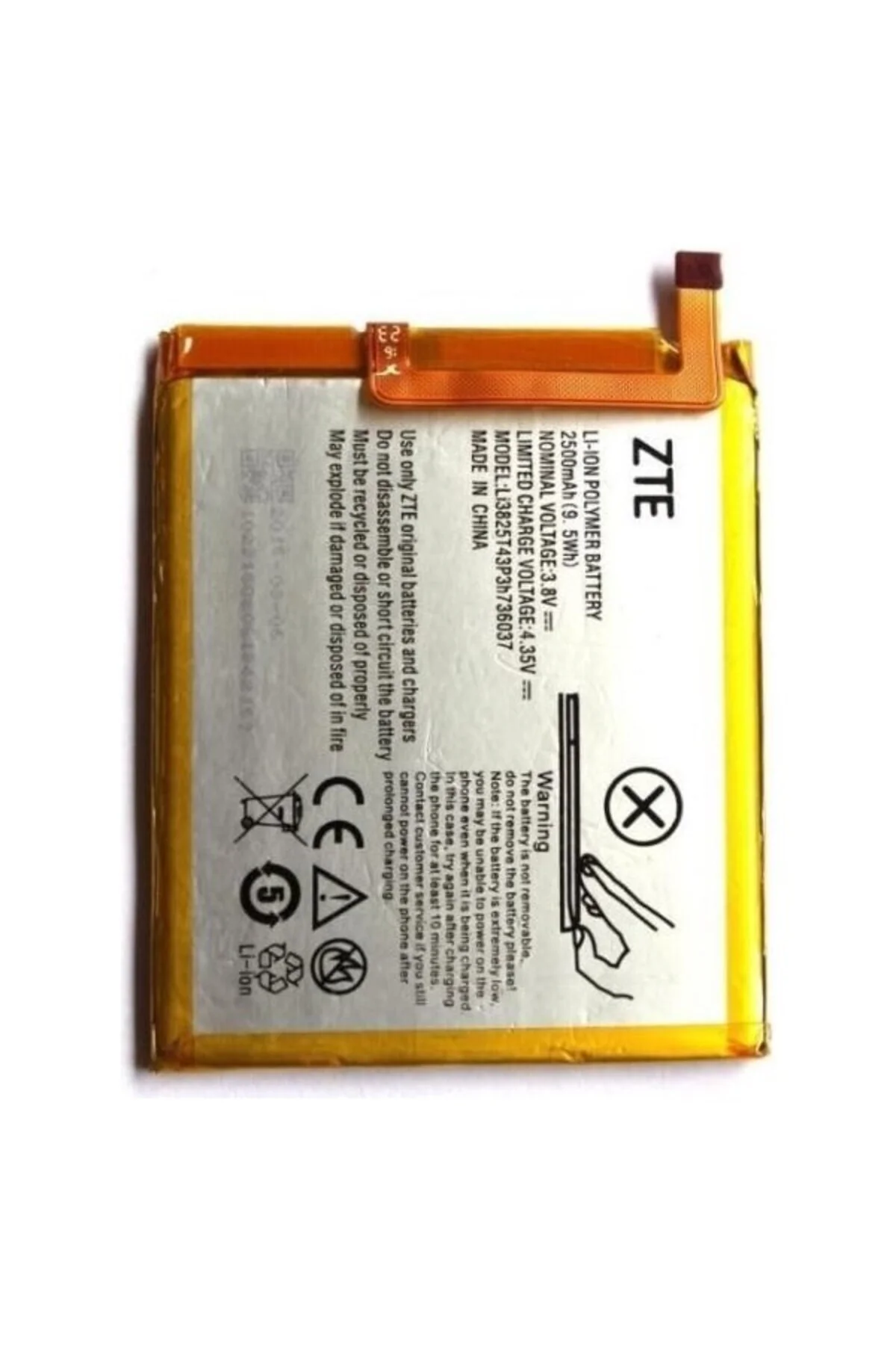 Zte Blade V7 Lite Uyumlu Batarya Pil 2500 Mah