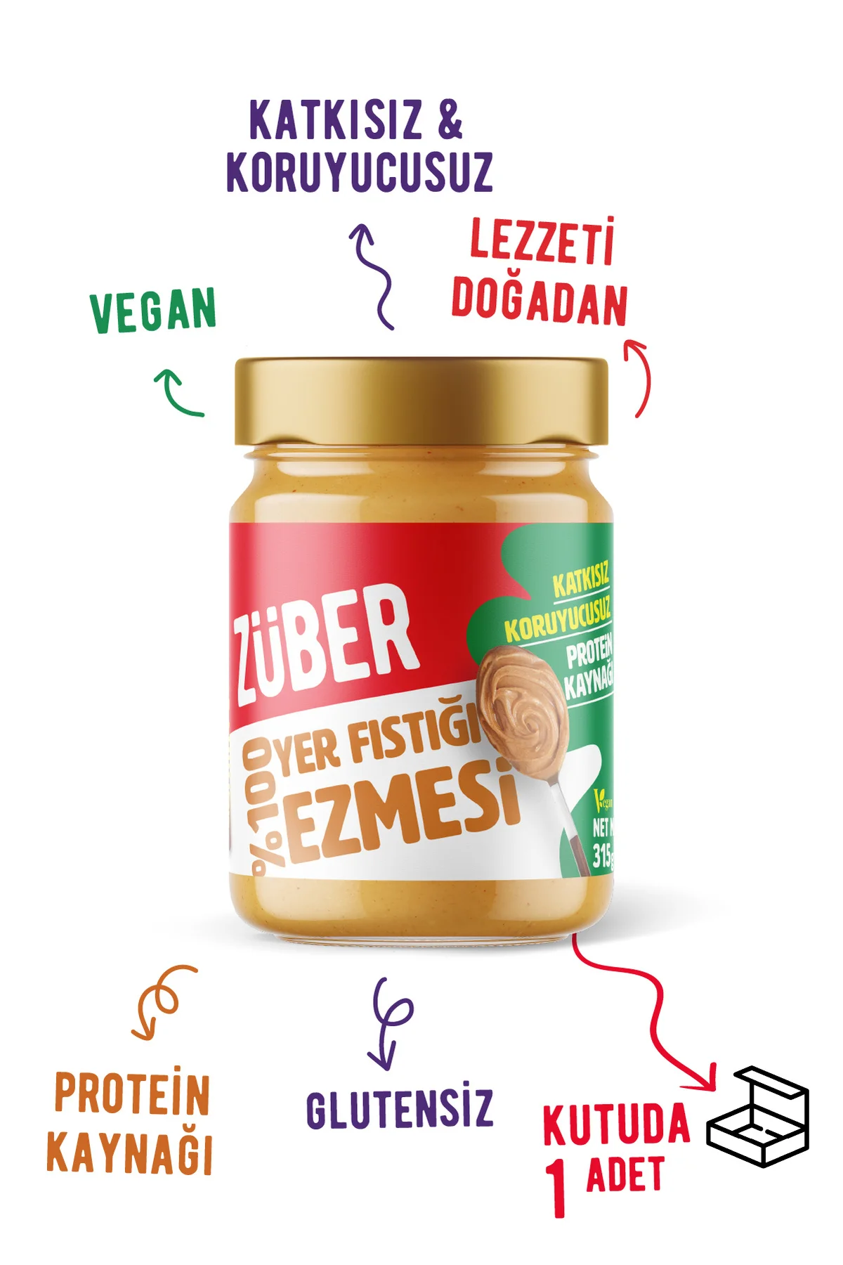 ZUBERFıstık Ezmesi 315gr