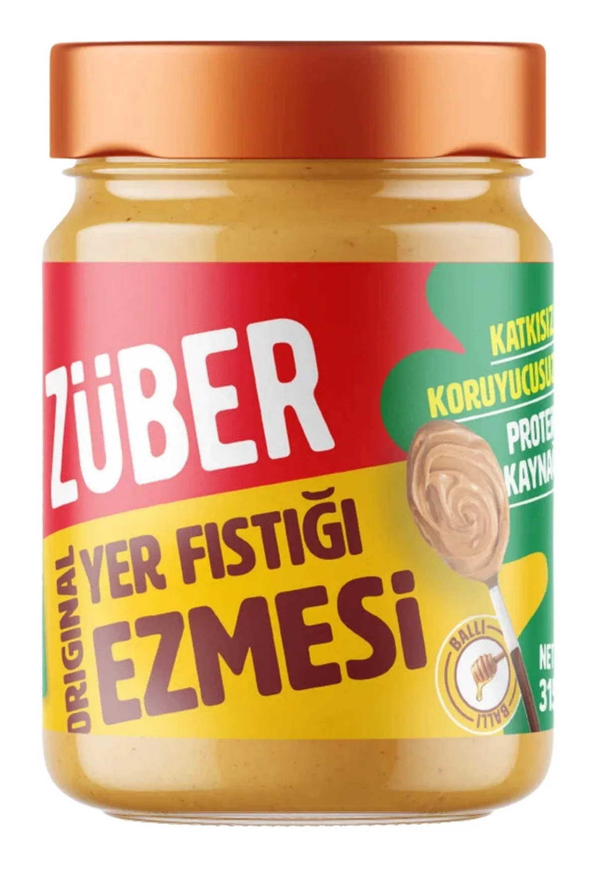 ZUBEROriginal Fıstık Ezmesi 315 gr x 1 Adet