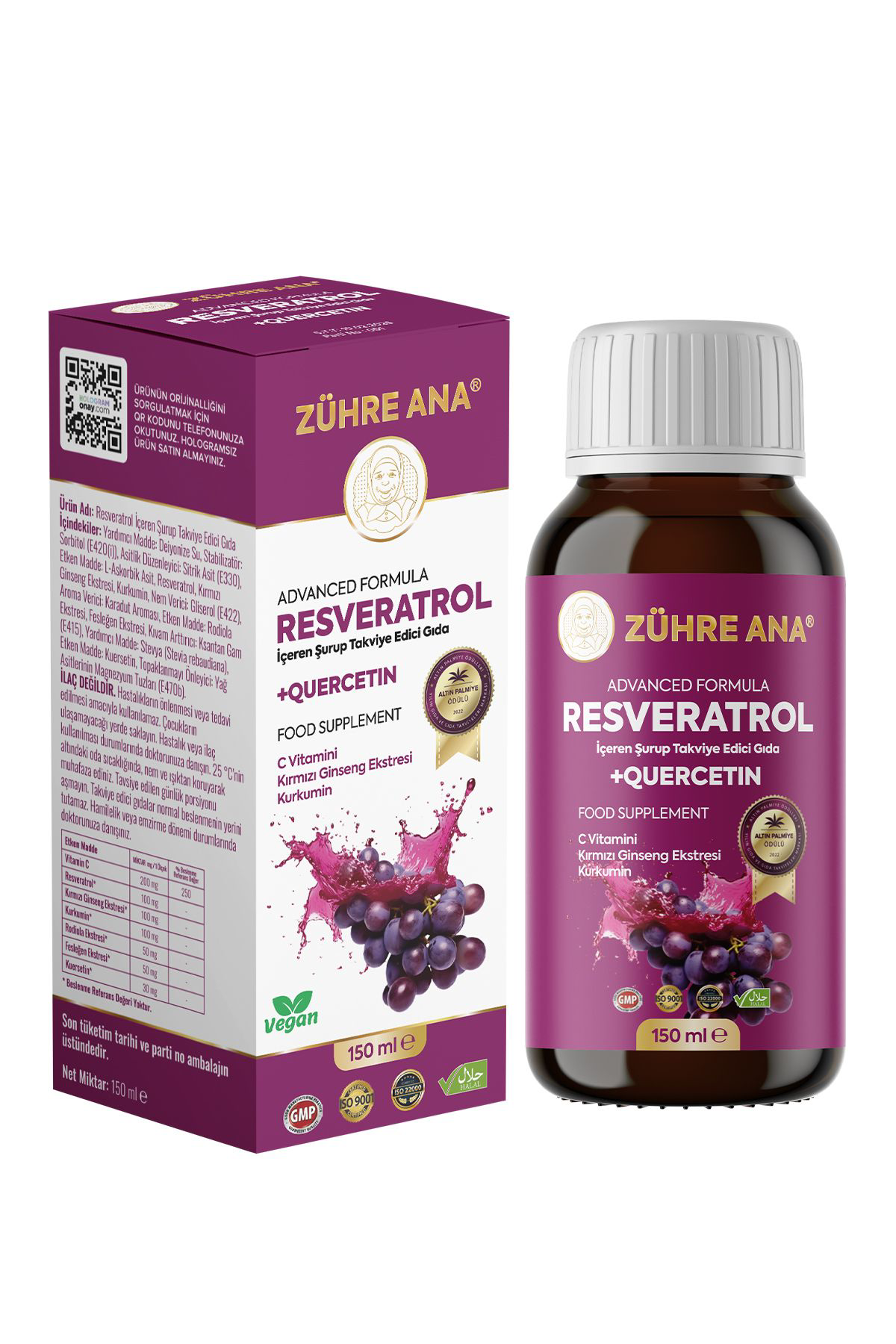 Zühre Ana Resveratrol Şurup