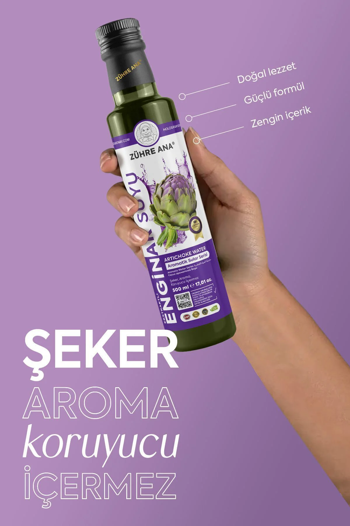 ZÜHREANAEkstraktlı Enginar Suyu 500 Ml