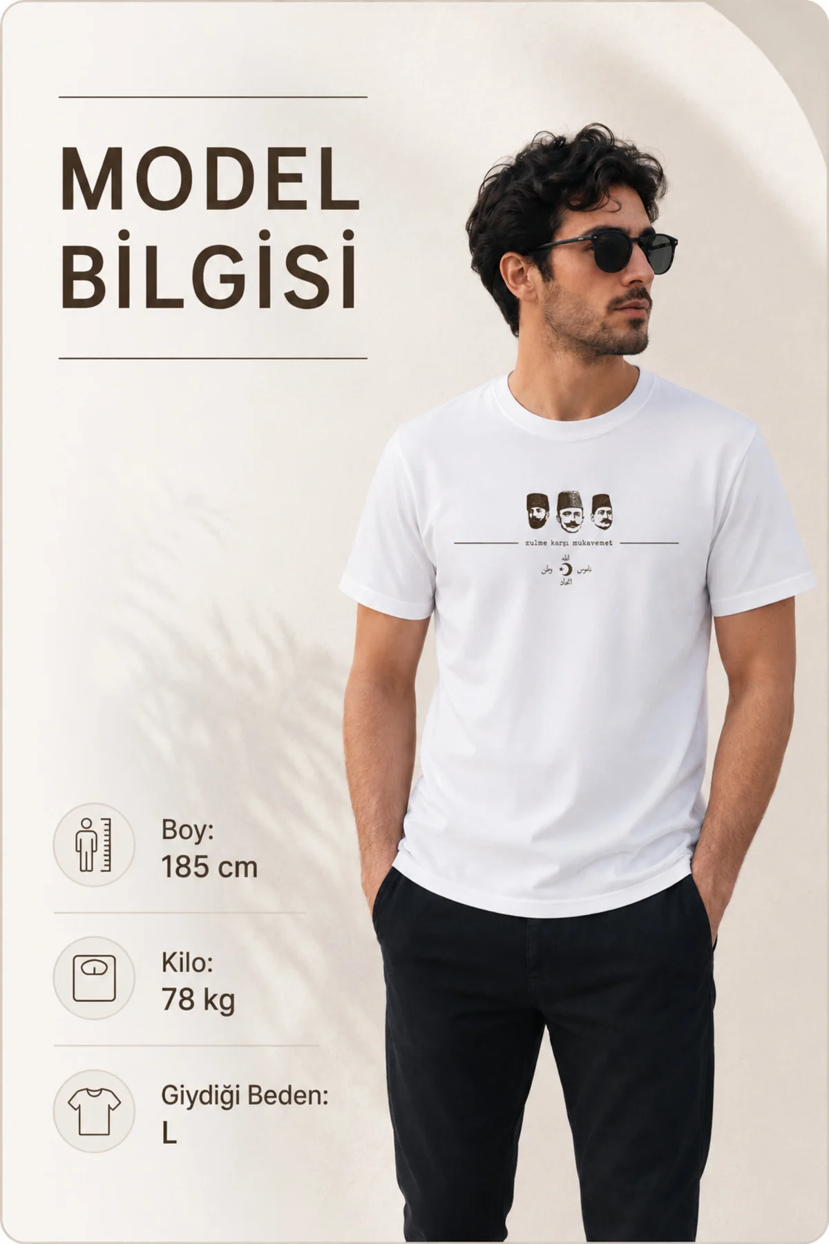 Zulme Karşı Mukavemet Allah Vatan Namus İttihat Baskılı Unisex Beyaz Tişört – %100 Pamuk Zulme Karşı Mukavemet Allah Vatan Namus İttihat Baskılı Unisex Beyaz Tişört – %100 Pamuk