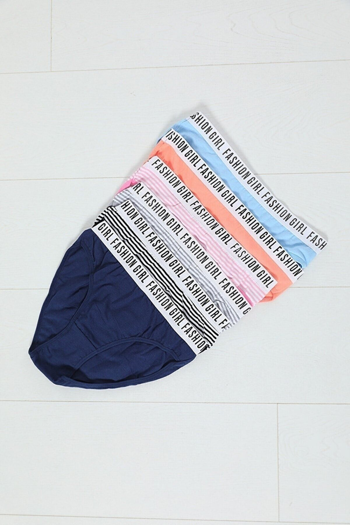 Tutku Zulu 6'Lı Paket Çok Renkli Fashion Girl Kadın Slip Külot