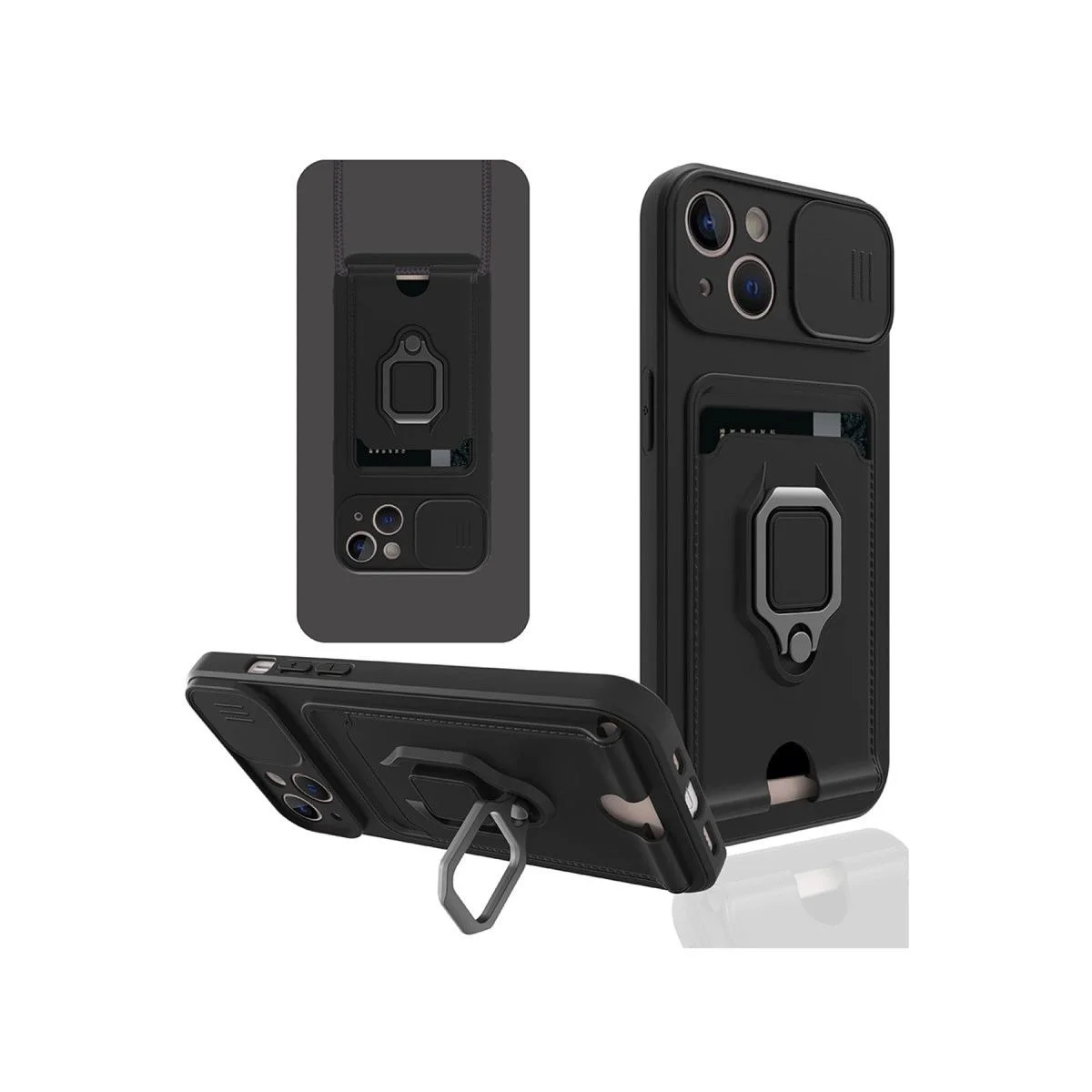 Zuma Kartvizitli Yüzüklü Silikon Kılıf - iPhone 14 Plus ile Uyumlu, Kamera Korumalı, Stand Yüzüklü, Mat Yüzey Zuma Kartvizitli Yüzüklü Silikon Kılıf - iPhone 14 Plus ile Uyumlu, Kamera Korumalı, Stand Yüzüklü, Mat Yüzey
