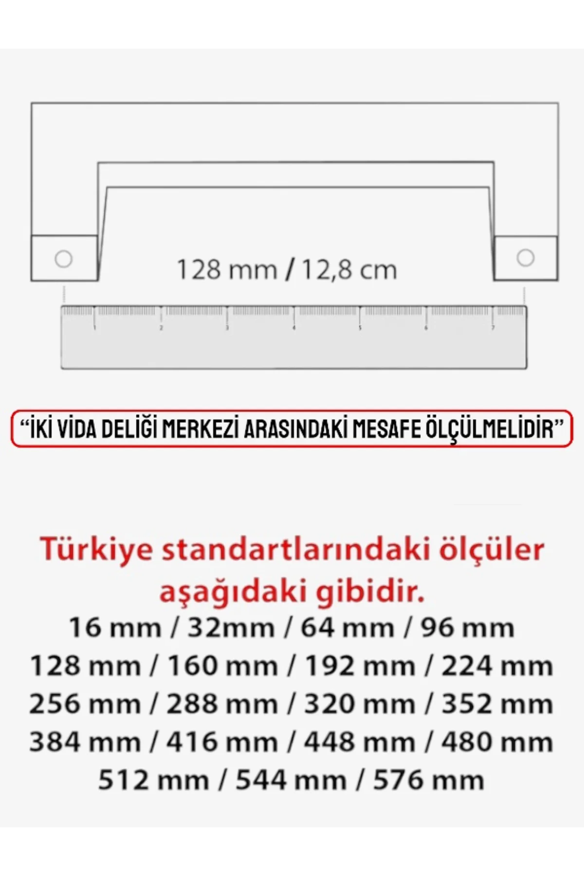 ZÜMRÜT KULP SİYAH 160 MM Çekmece Mutfak Dolap Kulpu Kulp Lüx Premium Ağır Metal