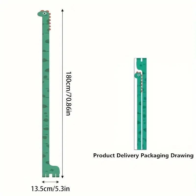 Zürafa Dinazor Deniz Kızı Roket Duvar Sticker 180cm Boy Ölçer - Çocuk Odası Duvar Süsü Fiyatı, Yorumları ve Özellikleri